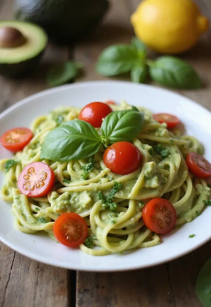 13 Healthy Comfort Foods That’ll Make Your Pregnancy So Much More Enjoyable (#8 Is a Must-Try!) - 1. Creamy Avocado Pasta
