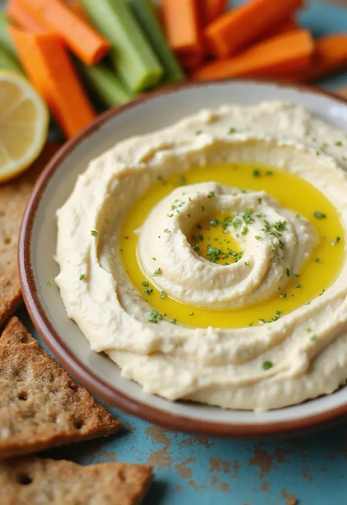 13 Healthy Comfort Foods That’ll Make Your Pregnancy So Much More Enjoyable (#8 Is a Must-Try!) - 13. Lemon Garlic Hummus