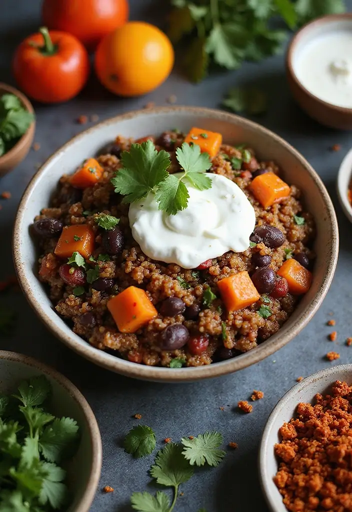 13 Healthy Comfort Foods That’ll Make Your Pregnancy So Much More Enjoyable (#8 Is a Must-Try!) - 2. Quinoa and Black Bean Chili