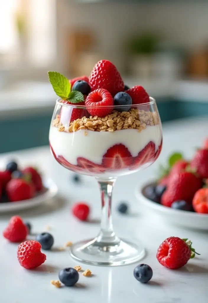 13 Healthy Comfort Foods That’ll Make Your Pregnancy So Much More Enjoyable (#8 Is a Must-Try!) - 7. Greek Yogurt Parfait