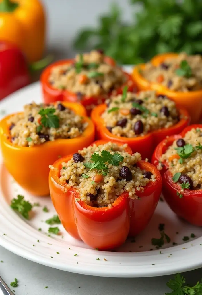 13 Healthy Comfort Foods That’ll Make Your Pregnancy So Much More Enjoyable (#8 Is a Must-Try!) - 9. Baked Stuffed Bell Peppers