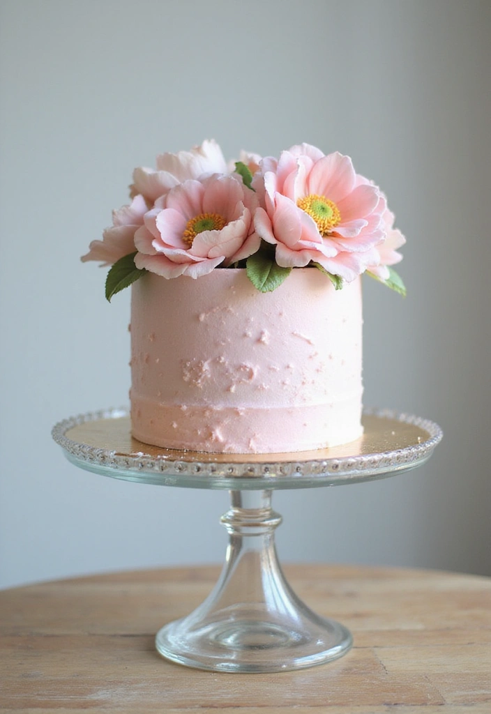 10 Adorable Gender Reveal Cake Ideas with Pastel Colors That'll Melt Hearts (You Won't Believe #4 Cute Design!) - 3. Floral Elegance Cake