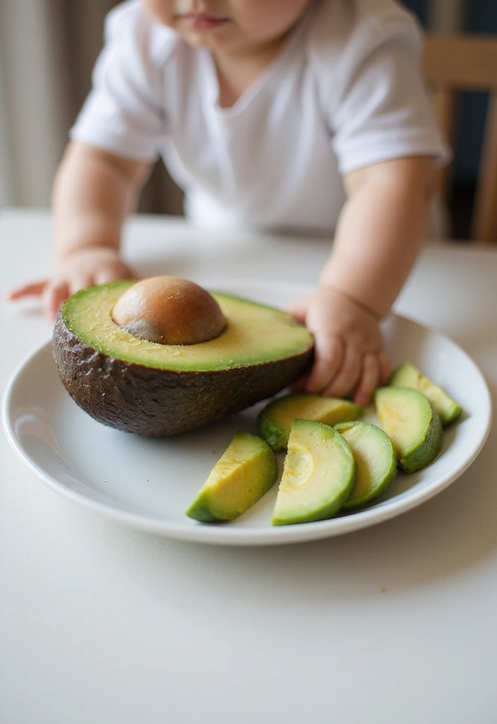 10 Baby Led Weaning First Foods That Will Have Your Little One Asking for More! - 2. Avocado Slices