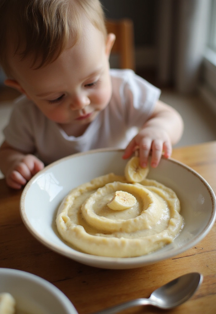 10 Baby Led Weaning First Foods That Will Have Your Little One Asking for More! - 4. Mashed Banana