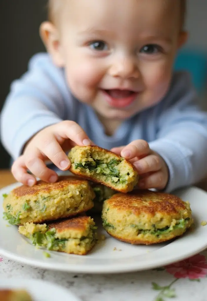 10 Baby Led Weaning First Foods That Will Have Your Little One Asking for More! - 6. Quinoa and Spinach Patties