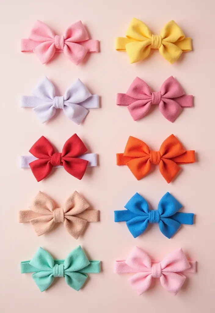 10 Handmade Baby Gift Ideas Under $20 That Parents Will Love - 7. Adorable Baby Headbands