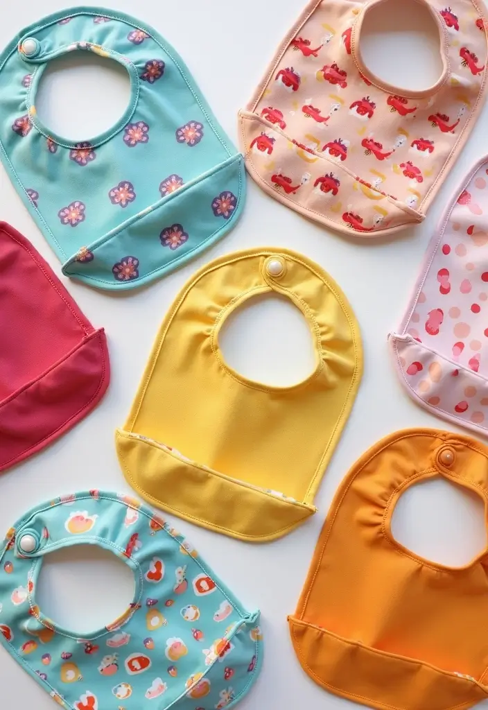 10 Handmade Baby Gift Ideas Under $20 That Parents Will Love - 9. Sweet Handmade Bibs