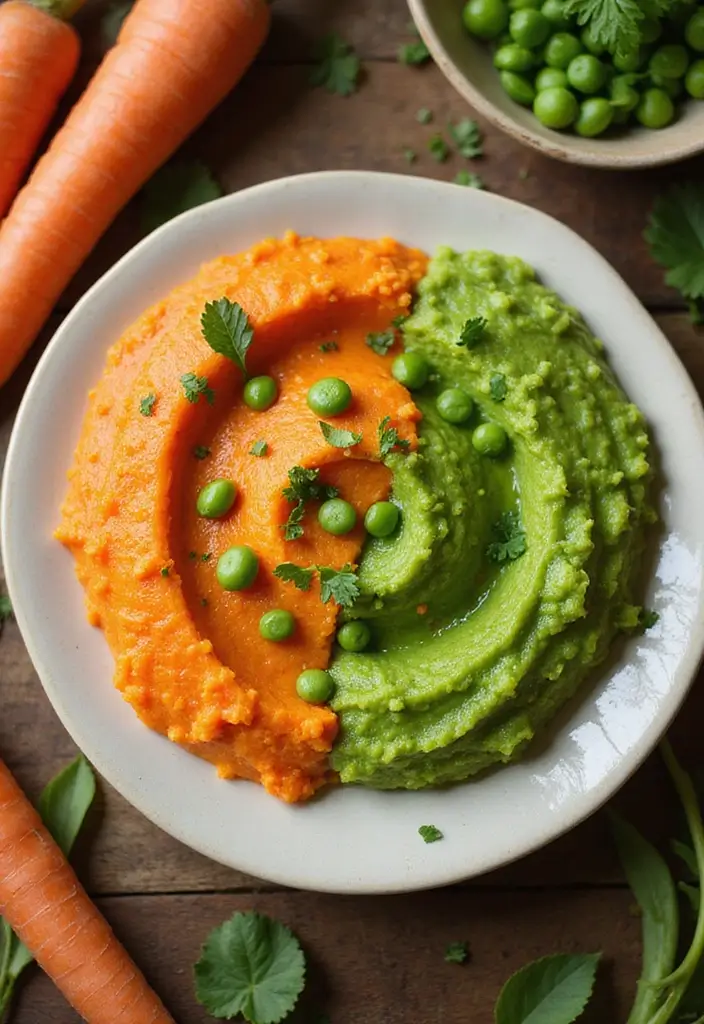 10 Homemade Baby Food Recipes That Your Little One Will Love (You Won't Believe #4!) - 5. Carrot and Pea Puree