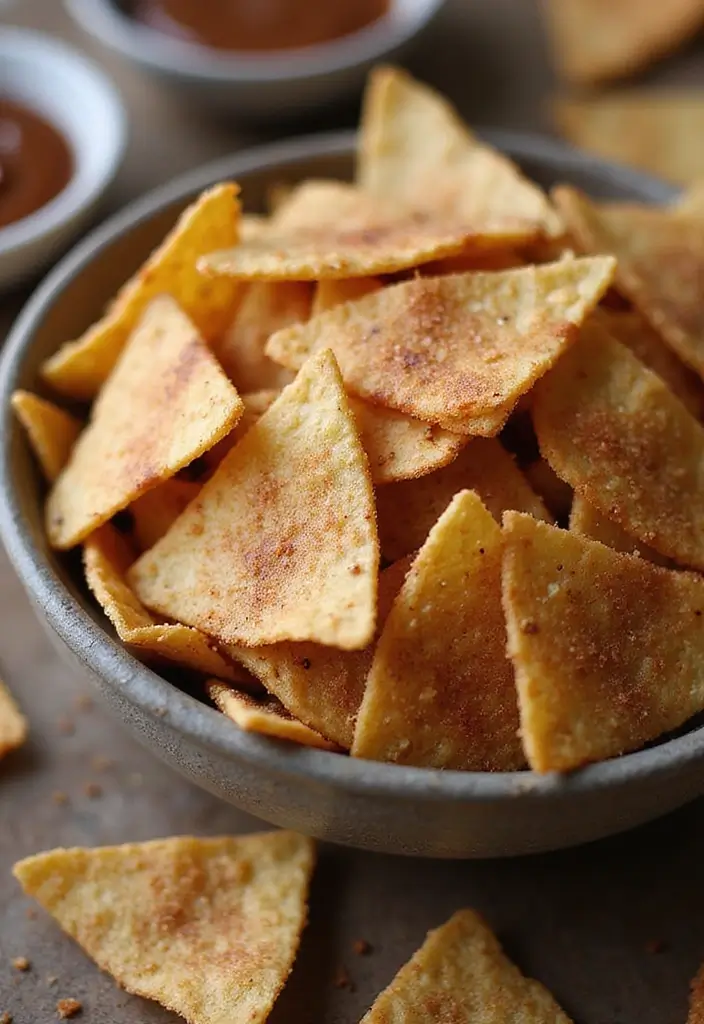 11 Midnight Pregnancy Cravings That Will Keep You Up (But You'll Love #5!) - 10. Cinnamon Sugar Tortilla Chips