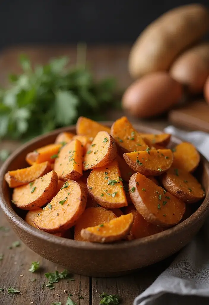 11 Midnight Pregnancy Cravings That Will Keep You Up (But You'll Love #5!) - 6. Sweet Potato Fries