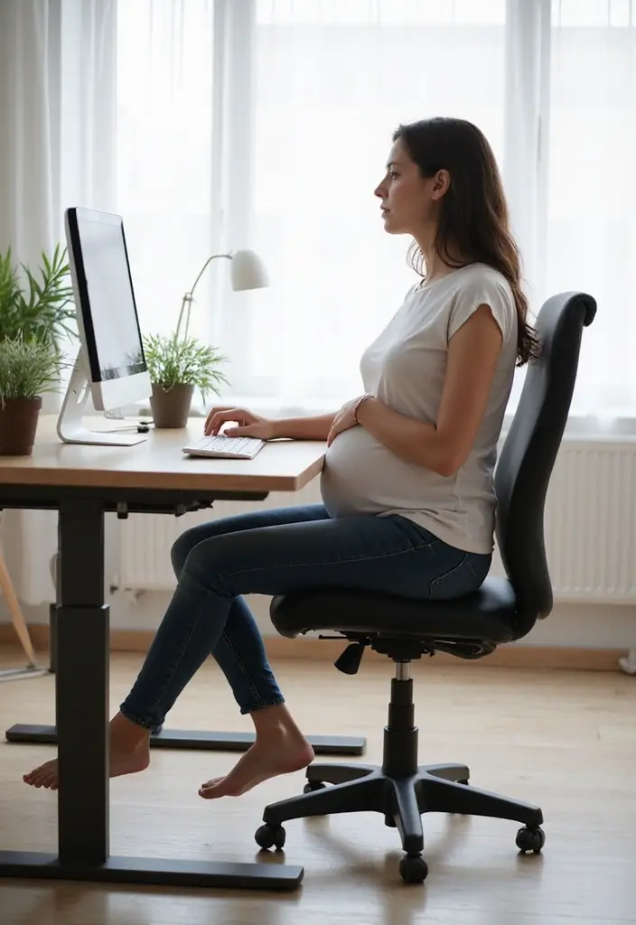 11 Simple Swelling in Pregnancy Tips to Beat Edema in the Legs (Third Trimester Edition) - 10. Stay Mindful of Your Posture