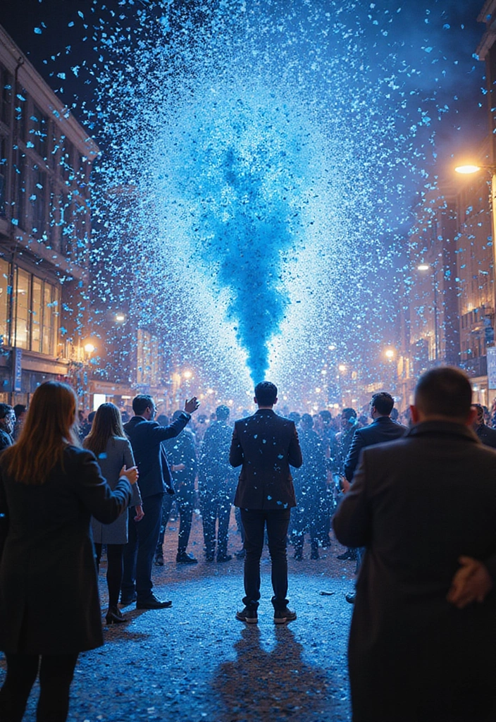 12 Heart-Pounding Confetti Popper Ideas to Reveal Your Baby Boy's Gender (You Won't Believe #9!) - 9. Confetti Cannon Blast!