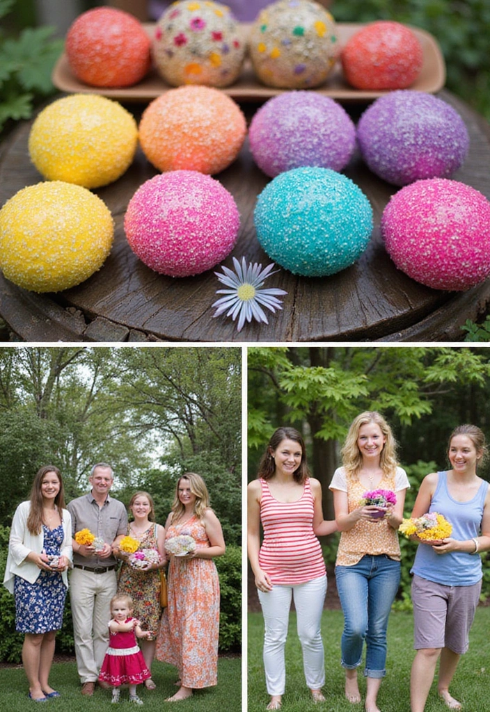 13 Gorgeous Outdoor Gender Reveal Ideas That Will Make Your Day Unforgettable! - 12. Personalized Flower Seed Bombs