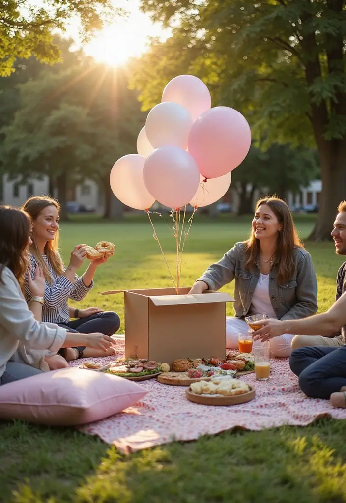 13 Gorgeous Outdoor Gender Reveal Ideas That Will Make Your Day Unforgettable! - 6. Gender Reveal Picnic