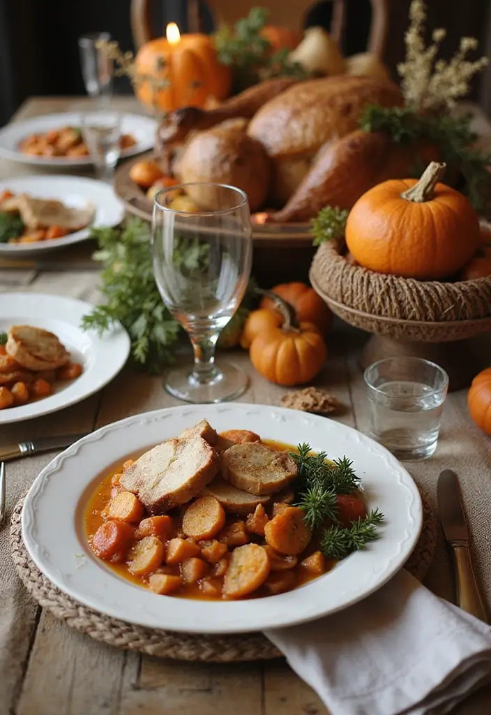 13 Heartwarming Thanksgiving Pregnancy Announcement Ideas to Share Your Joy (You'll Want to Save #7!) - 2. Family Table Setting