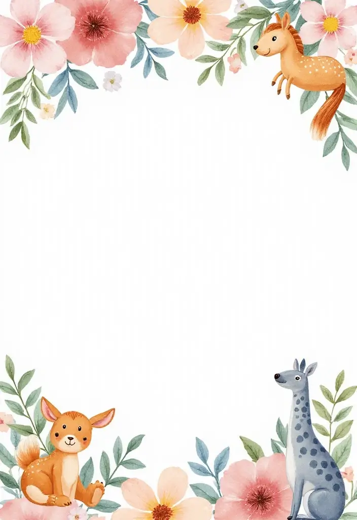 14 Creative Baby Shower Invitation Ideas That Set the Perfect Tone (You'll Love #6!) - 1. Watercolor Whimsy