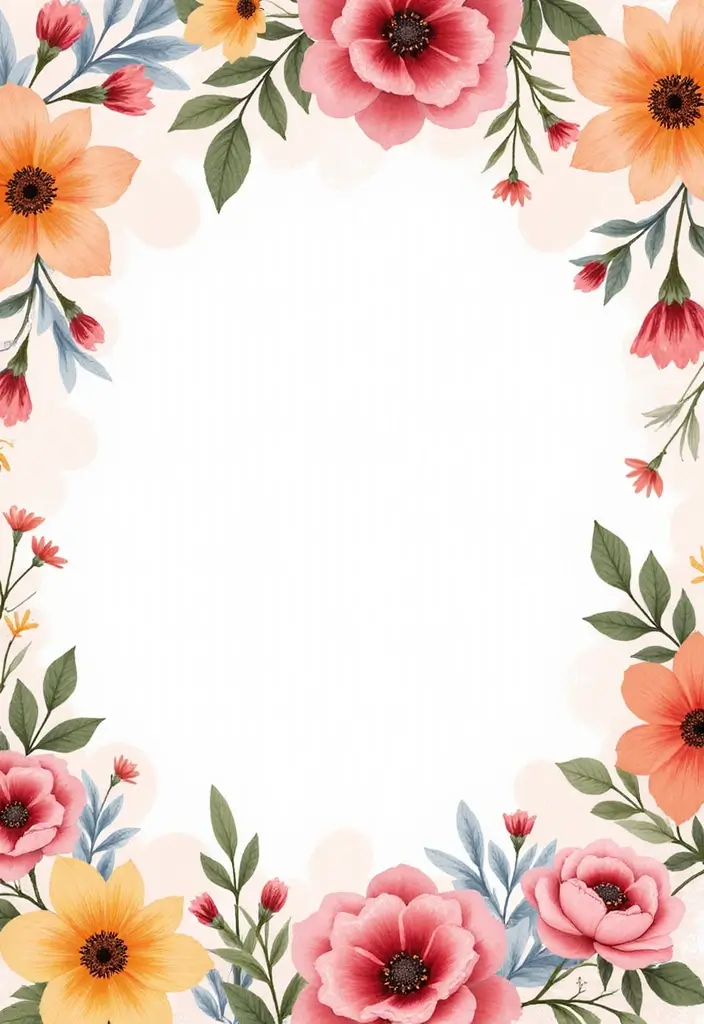 14 Creative Baby Shower Invitation Ideas That Set the Perfect Tone (You'll Love #6!) - 3. Floral Fantasy