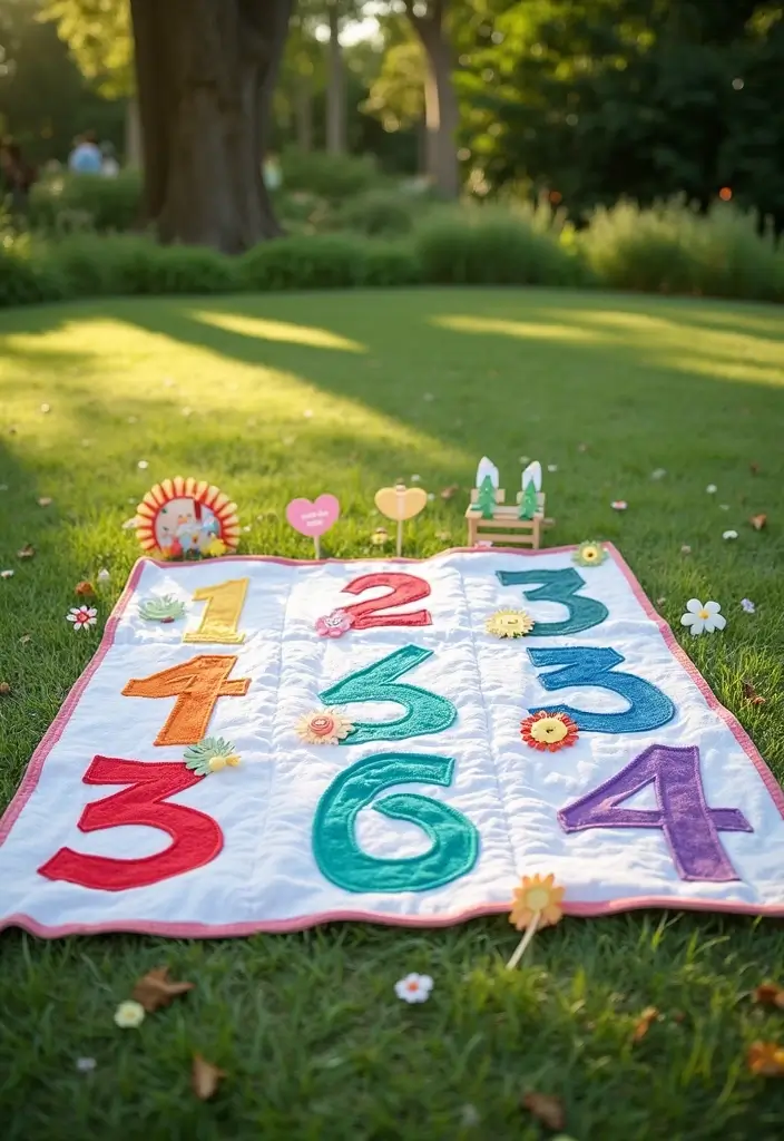 14 Personalized Baby Gifts That Feel Thoughtful and Unique (Monogram Magic #9!) - 8. Personalized Baby Milestone Blanket