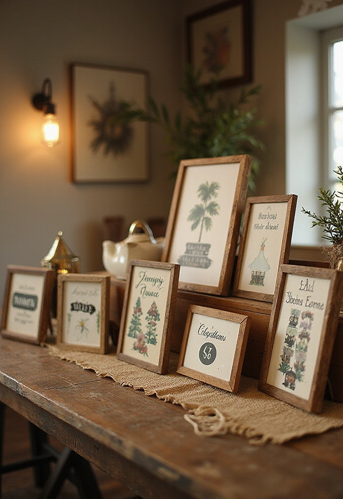 14 Thrifted Baby Shower Decor Ideas That Spark Joy and Save Cash (You Have to See #5!) - 5. Upcycled Picture Frame Signs
