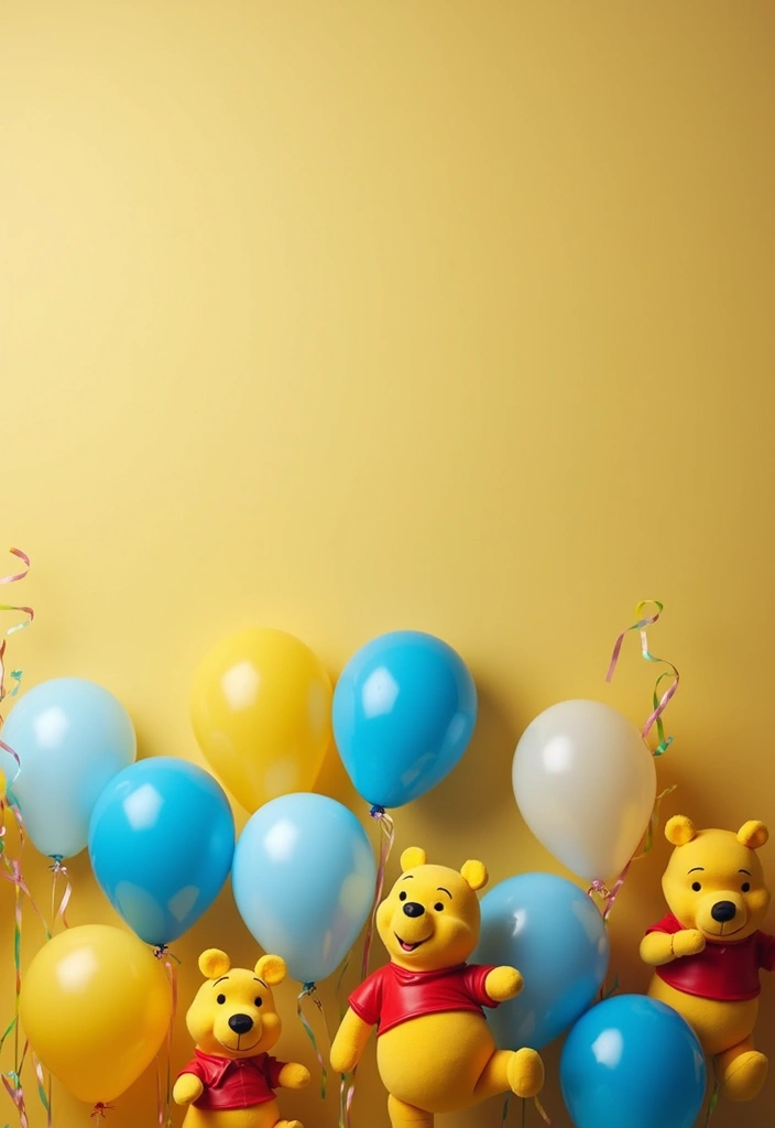 15 Adorable Winnie the Pooh Baby Shower Ideas That Will Make Your Guests Go 'Aww!' - 8. Balloon Decorations