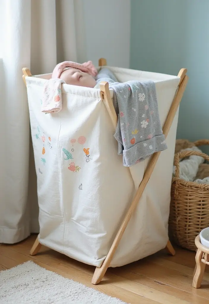 15 Must-Have Organization Gifts for New Moms (Declutter + Calm Nursery!) - 10. Laundry Hamper with Style