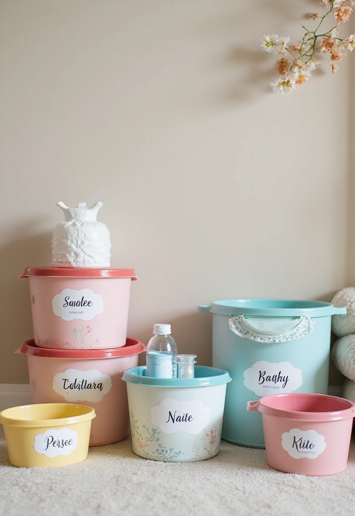 15 Must-Have Organization Gifts for New Moms (Declutter + Calm Nursery!) - 14. Personalized Name Labels