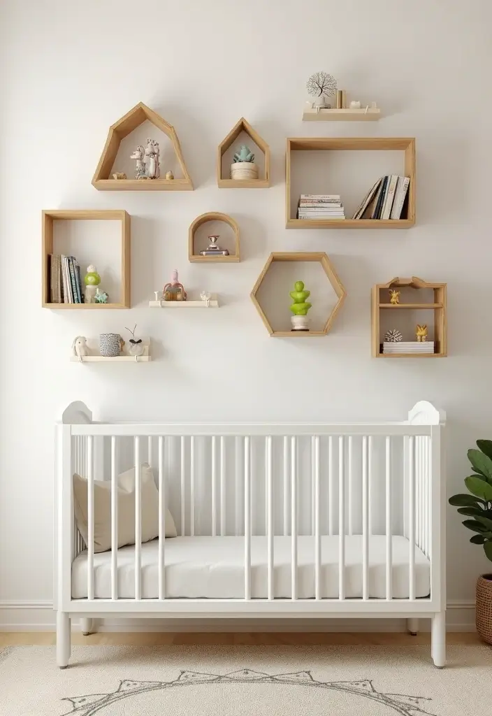 15 Must-Have Organization Gifts for New Moms (Declutter + Calm Nursery!) - 4. Wall-Mounted Shelves