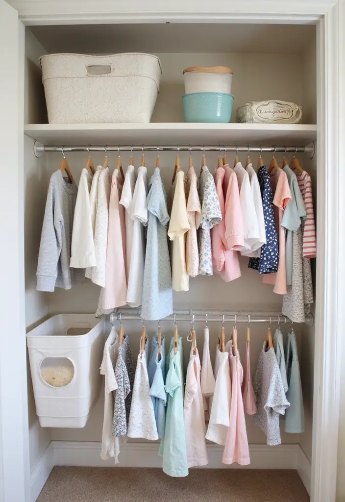 15 Must-Have Organization Gifts for New Moms (Declutter + Calm Nursery!) - 9. Hanging Closet Organizers