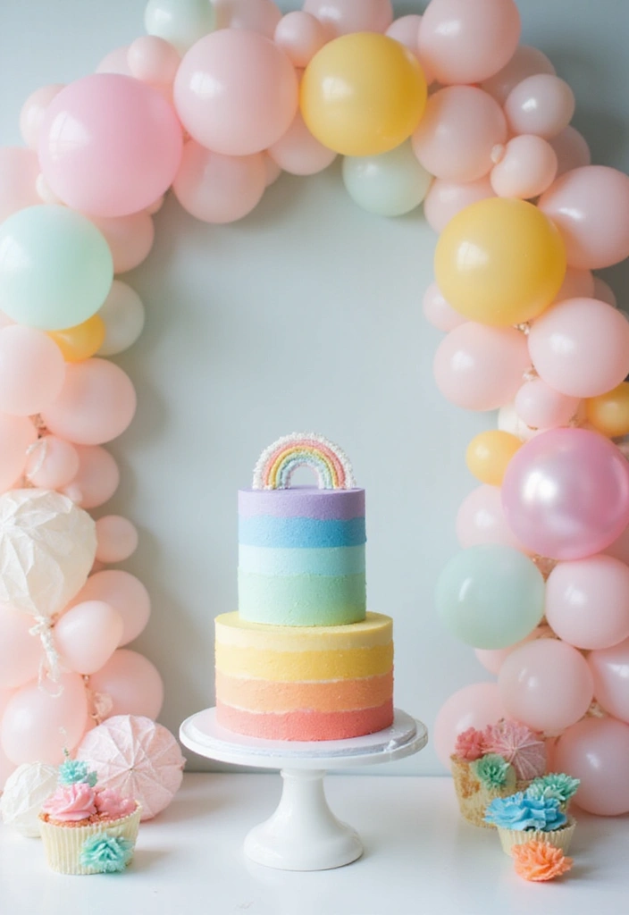 15 Trendy Pastel Baby Shower Themes for 2026 You'll Love - 1. Dreamy Pastel Rainbow