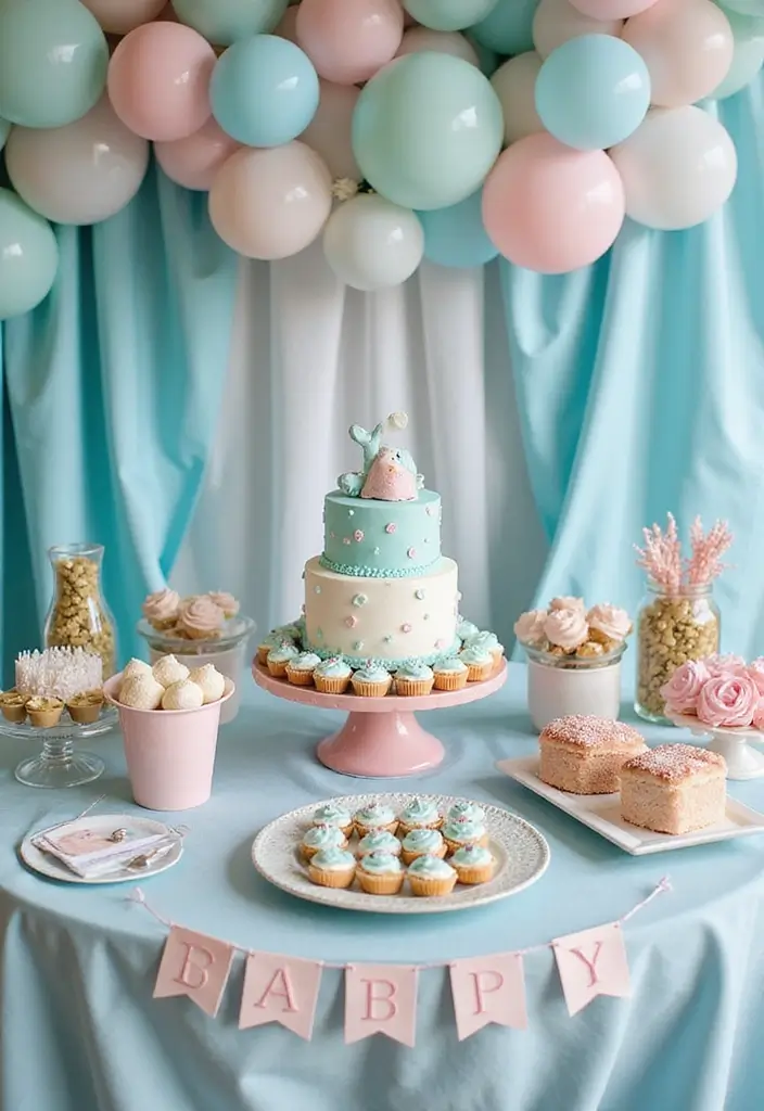 15 Trendy Pastel Baby Shower Themes for 2026 You'll Love - 6. Whimsical Under the Sea