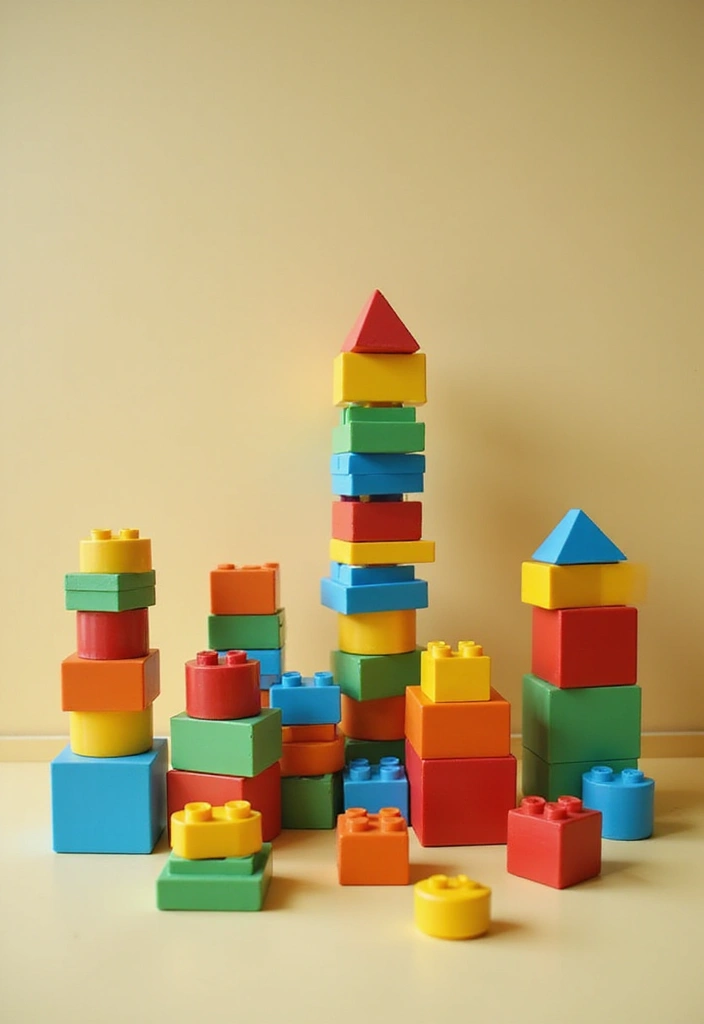 16 Interactive Gifts for Babies Under 1 That Keep Little Ones Engaged (Wait Until You See #7!) - 12. Colorful Building Blocks