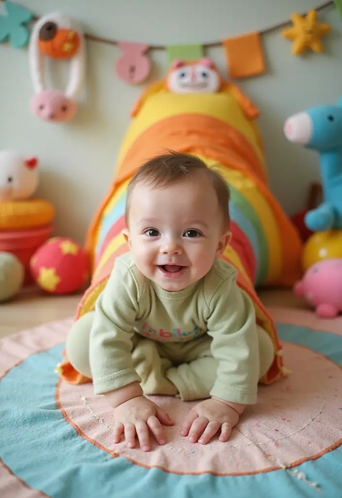 16 Interactive Gifts for Babies Under 1 That Keep Little Ones Engaged (Wait Until You See #7!) - 14. Baby Play Tunnel