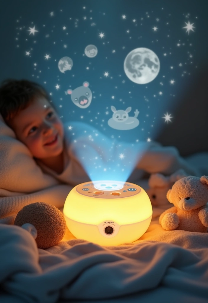 16 Interactive Gifts for Babies Under 1 That Keep Little Ones Engaged (Wait Until You See #7!) - 15. Light Projector and Sound Machine