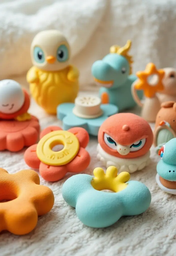 16 Interactive Gifts for Babies Under 1 That Keep Little Ones Engaged (Wait Until You See #7!) - 6. Teething Toys with Interactive Elements