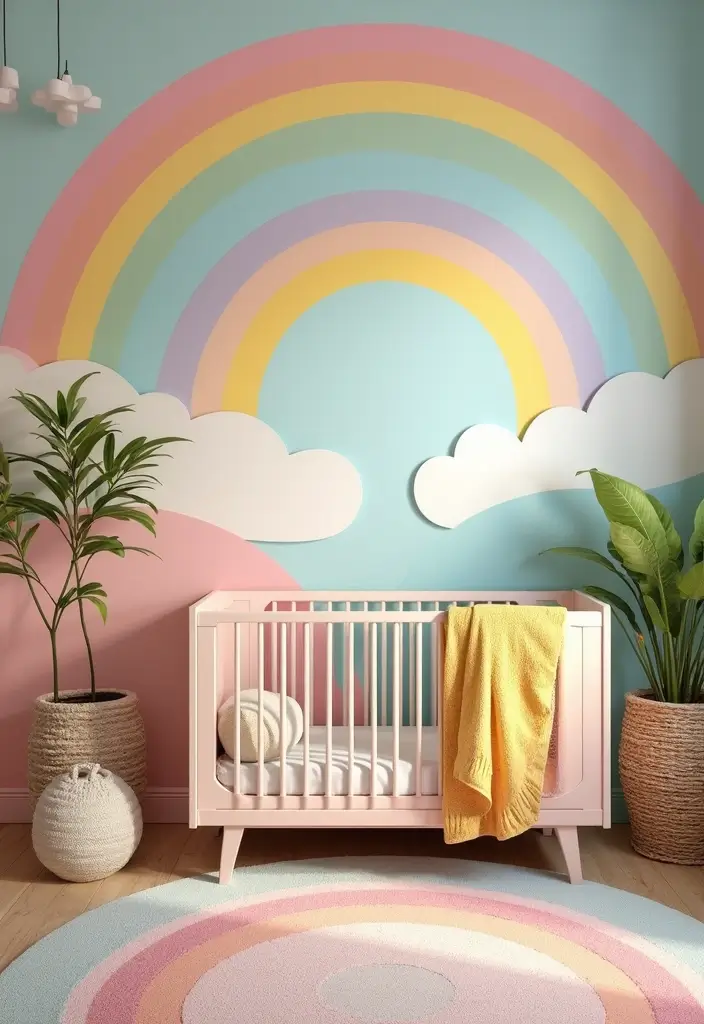17 Creative Playful Nursery Themes That Ignite Imagination (You’ll Adore #11!) - 10. Rainbow Dreams