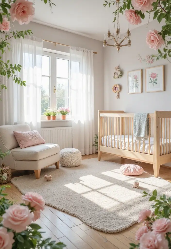 17 Creative Playful Nursery Themes That Ignite Imagination (You’ll Adore #11!) - 12. Magical Garden