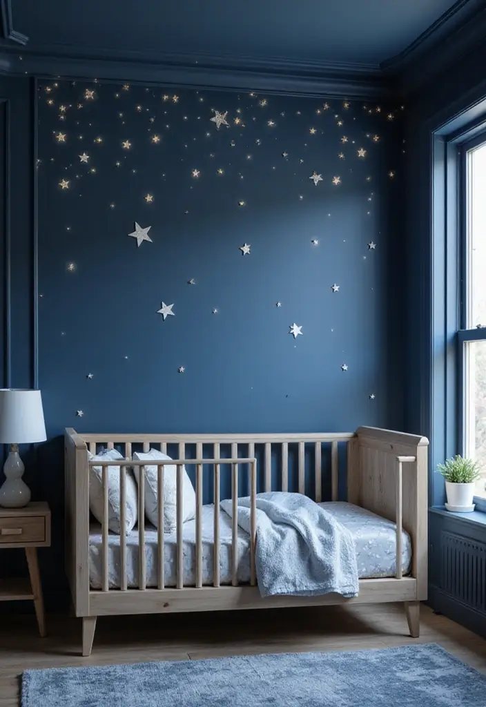 17 Creative Playful Nursery Themes That Ignite Imagination (You’ll Adore #11!) - 2. Dreamy Stars and Moon