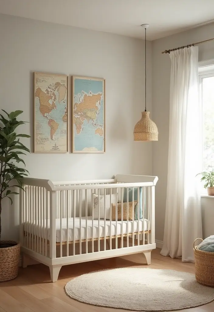 17 Creative Playful Nursery Themes That Ignite Imagination (You’ll Adore #11!) - 4. Vintage Travel