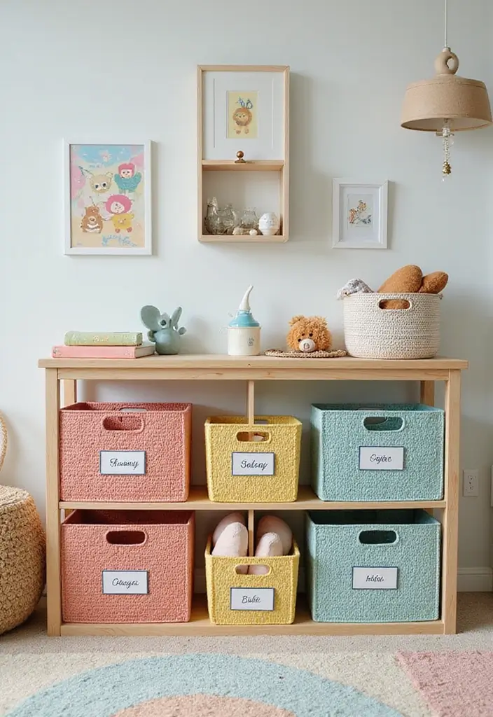 18 Small Nursery Ideas That Prove You Don’t Need Space to Be Stylish (#9 Is a Game-Changer!) - 15. Fun Labels for Everything