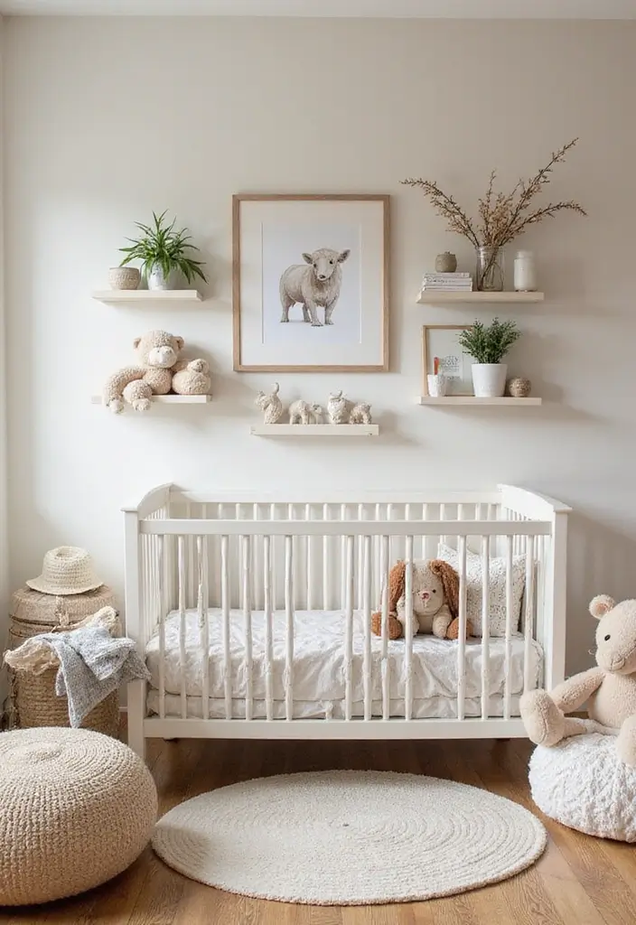 20 Adorable Girl Nursery Ideas That Will Spark Joy in Your Little One's Room! - 11. Cozy Farmhouse