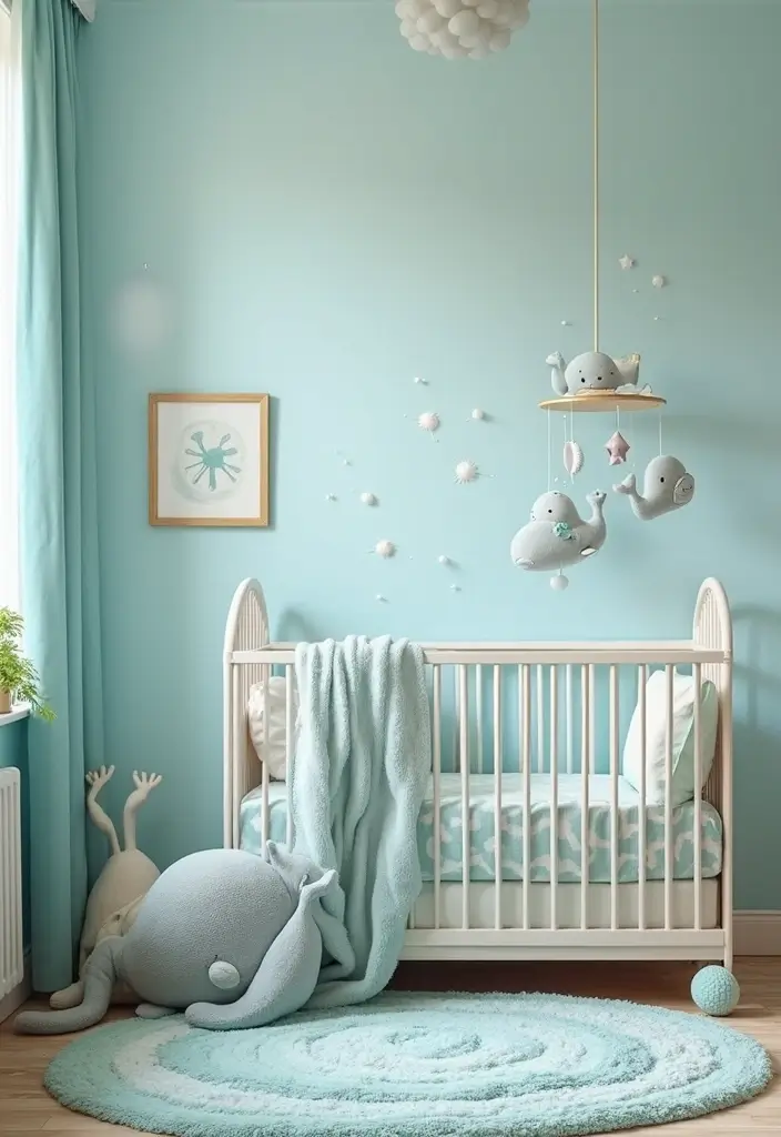 20 Adorable Girl Nursery Ideas That Will Spark Joy in Your Little One's Room! - 8. Under the Sea