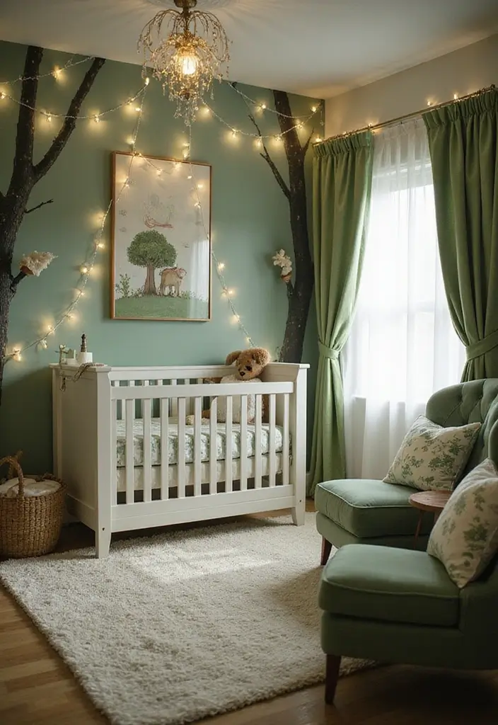 20 Dreamy Gender Neutral Twin Nursery Ideas That'll Make You Swoon! - 14. Enchanted Forest