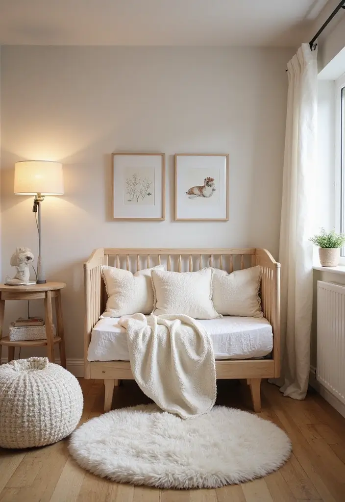 20 Dreamy Gender Neutral Twin Nursery Ideas That'll Make You Swoon! - 15. Cozy Nesting Space
