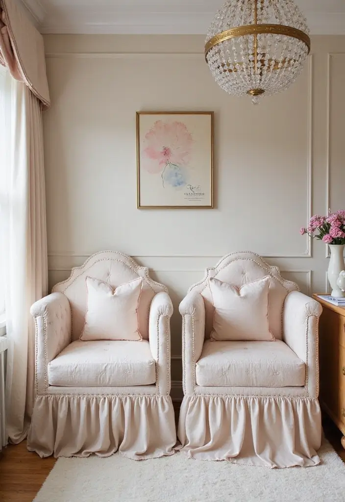 20 Dreamy Gender Neutral Twin Nursery Ideas That'll Make You Swoon! - 18. Elegant Gender-Neutral Glam