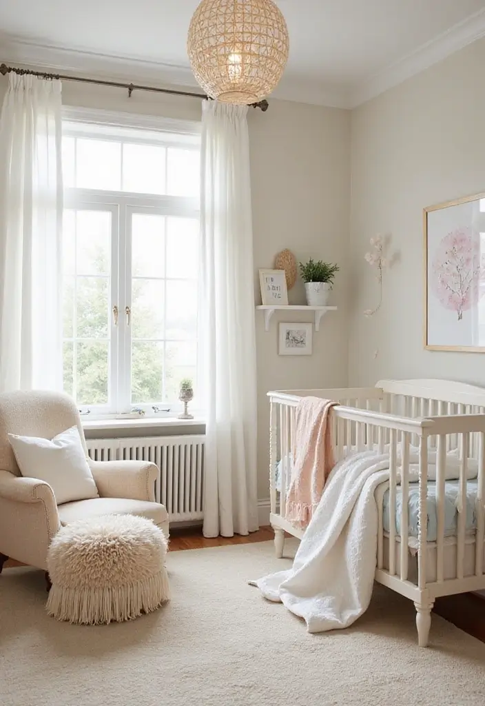 20 Dreamy Gender Neutral Twin Nursery Ideas That'll Make You Swoon! - 3. Bright and Airy Pastels