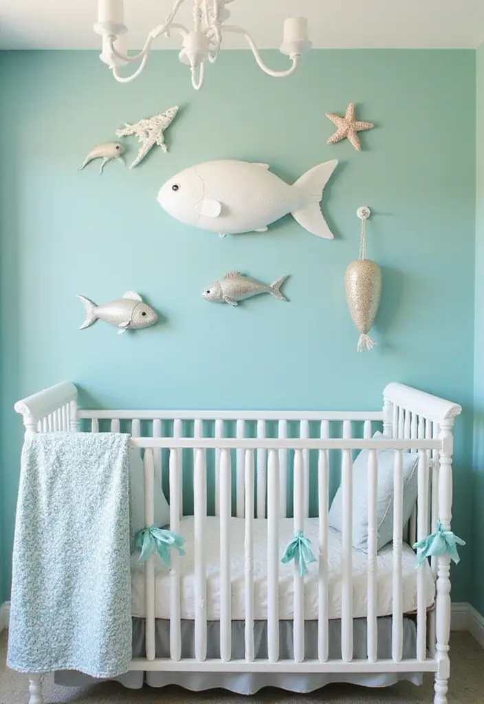 20 Dreamy Gender Neutral Twin Nursery Ideas That'll Make You Swoon! - 9. Under the Sea Adventure