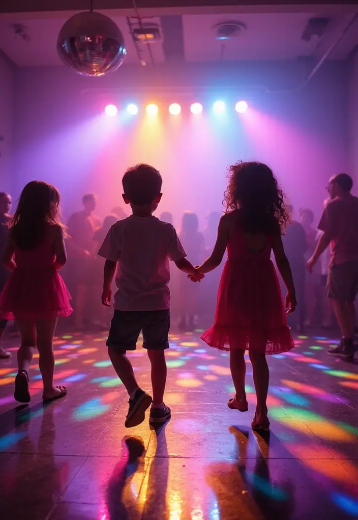 20 Rainbow-Themed First Birthday Party Ideas That Will Brighten Up Your Little One's Special Day! - 10. Colorful Dance Party