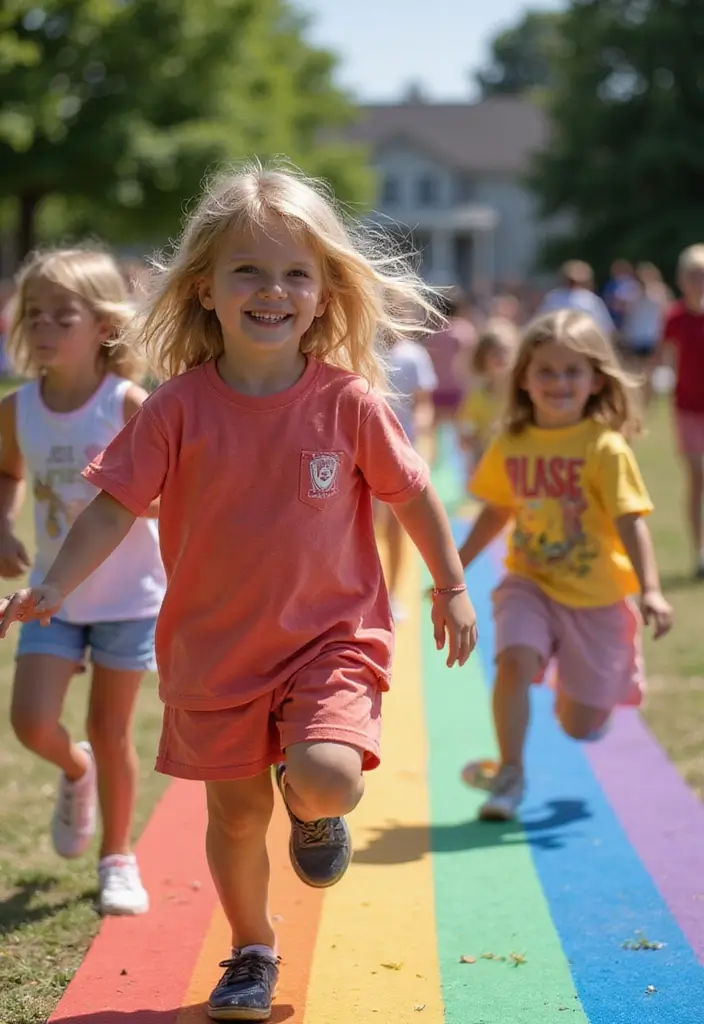 20 Rainbow-Themed First Birthday Party Ideas That Will Brighten Up Your Little One's Special Day! - 12. Rainbow Themed Games