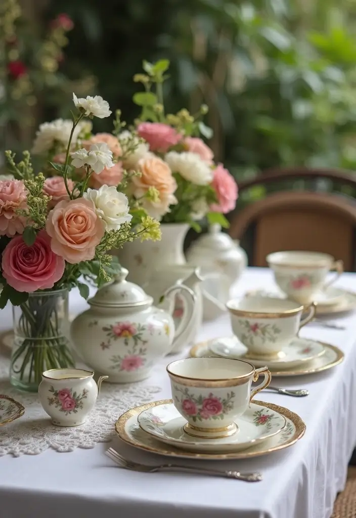 22 Unique Baby Shower Themes That Will Leave Your Guests Talking (Wait Until You See #14!) - 3. Vintage Tea Party