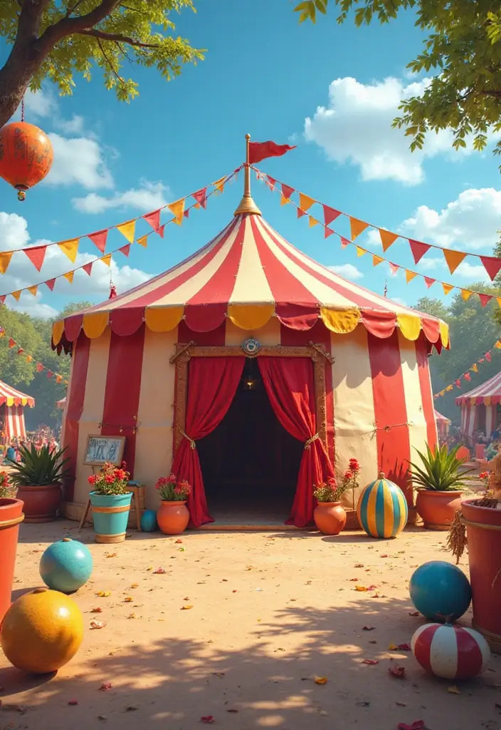 22 Unique Baby Shower Themes That Will Leave Your Guests Talking (Wait Until You See #14!) - 9. Circus Extravaganza